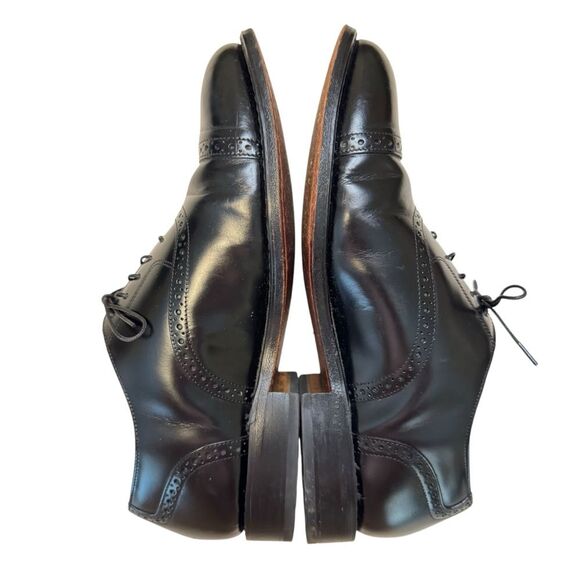 Bostonian Men Impression Cap Toe Oxford Wide Black Leather Shoes Size 8.5 EEE/E - Picture 4 of 7